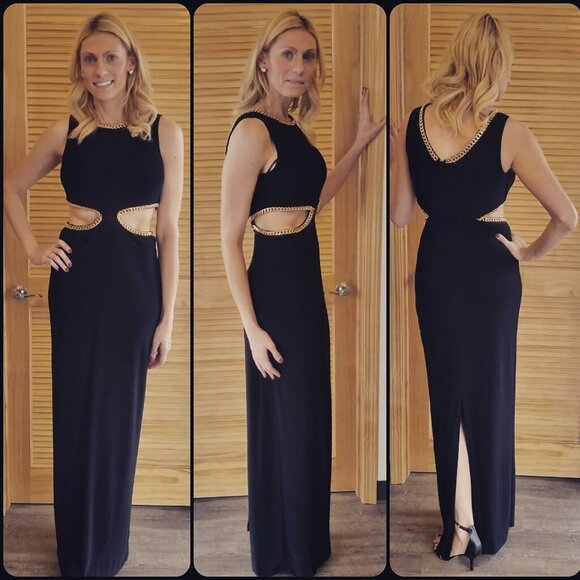 Rachel Zoe Dresses & Skirts - Rachel Zoe Jacey Cut Out Chain Maxi Dress